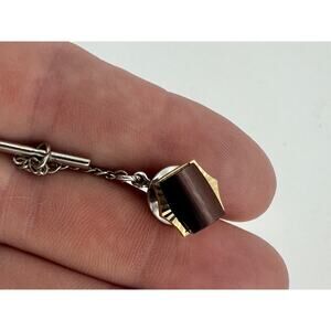 Vintage Tigers eye tie tack
